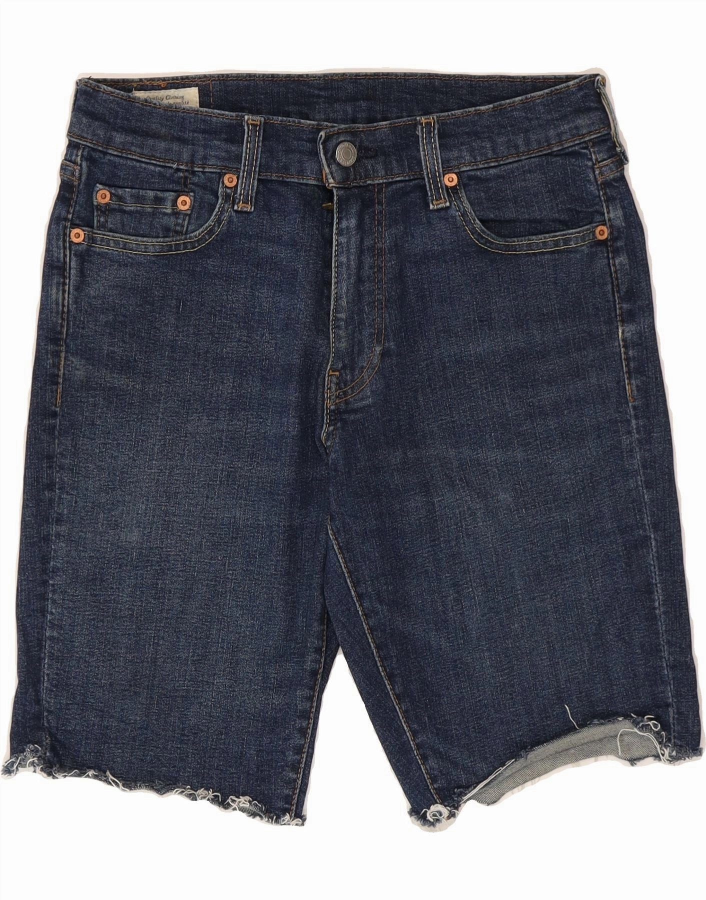 LEVI'S Mens 511 Denim Shorts W30 Medium Blue Cotton t shirt