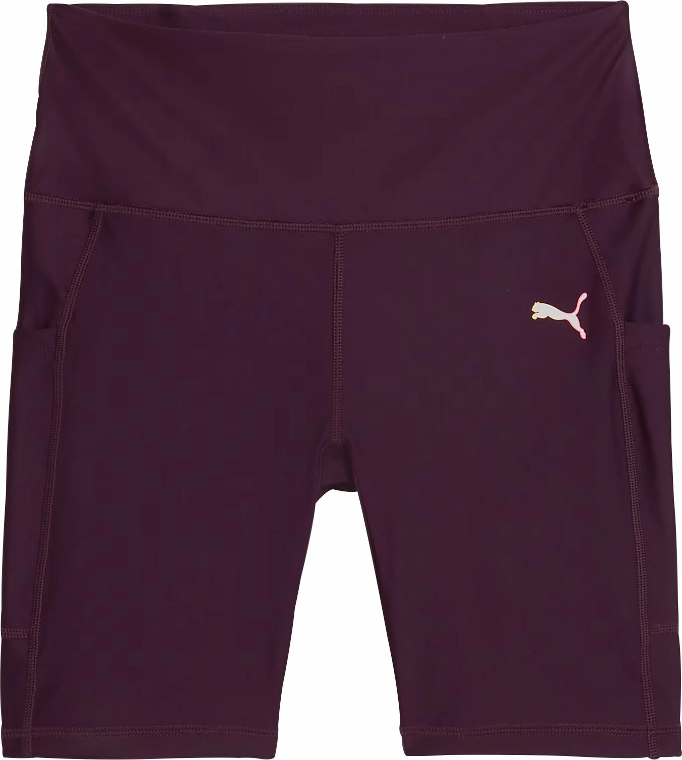 Four Way Stretch Fabric Quick Dry All Ages Puma Run Ultraform 6 Inch Womens Short Running Tights - Purple