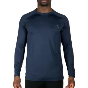 Perfect for Any Outfit Practical Comfort More Mile Train To Run Mens Long Sleeve Running Top - Blue