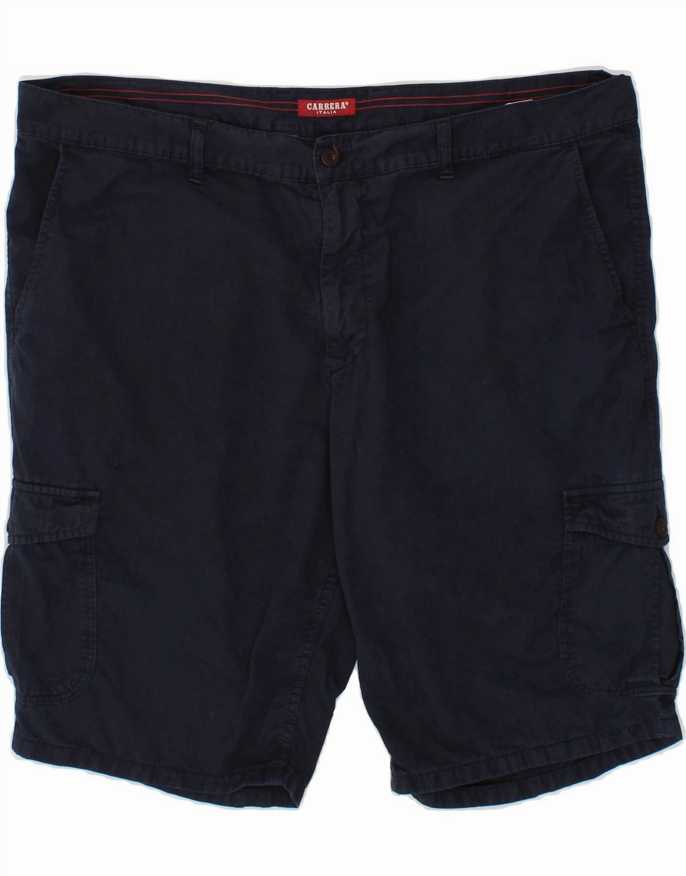 CARRERA Mens 618 Regular Cargo Shorts EU 50 Large W36 Navy Blue Cotton Zero Irritation Tags Swimwear