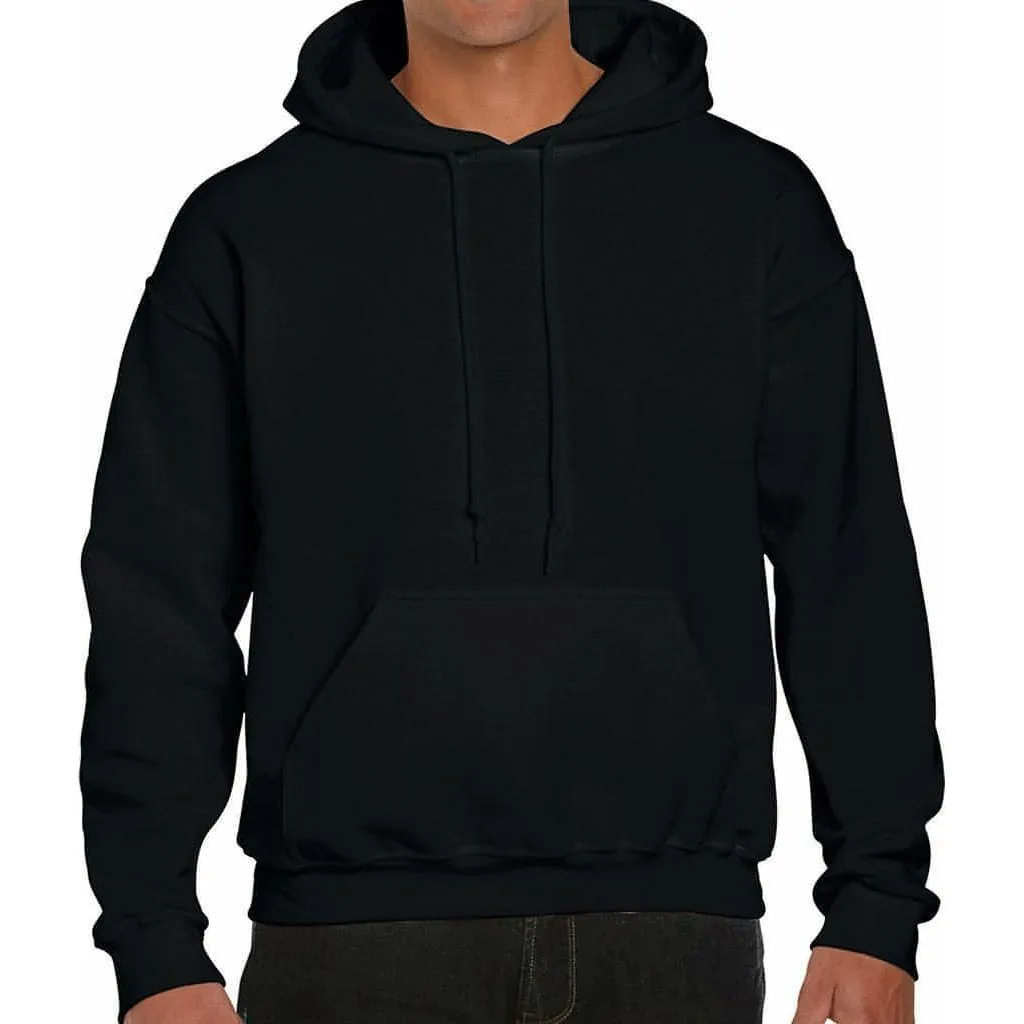 Blank Threads Classic Mens Hoody - Black Kangaroo like Hidden Pocket Compartments