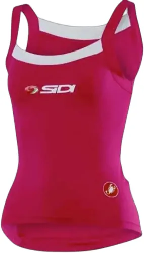Castelli Sidi Katia Womens Cycling Vest Tank Top - Pink Active Look