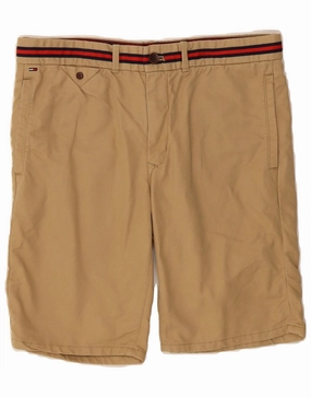 personalized option Bootcut style TOMMY HILFIGER Mens Chino Shorts W33 Medium  Beige Cotton