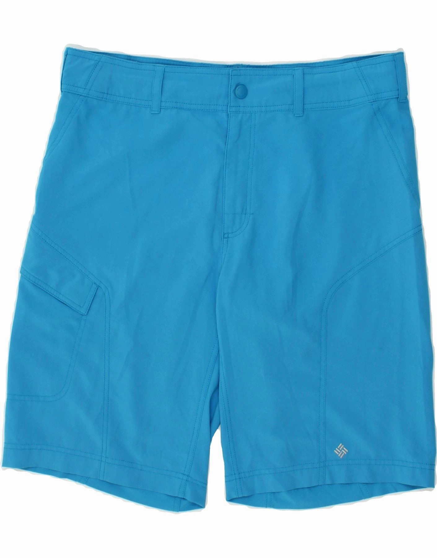 tank top COLUMBIA Mens Omni-Shield Cargo Shorts Small W28 Blue Polyester