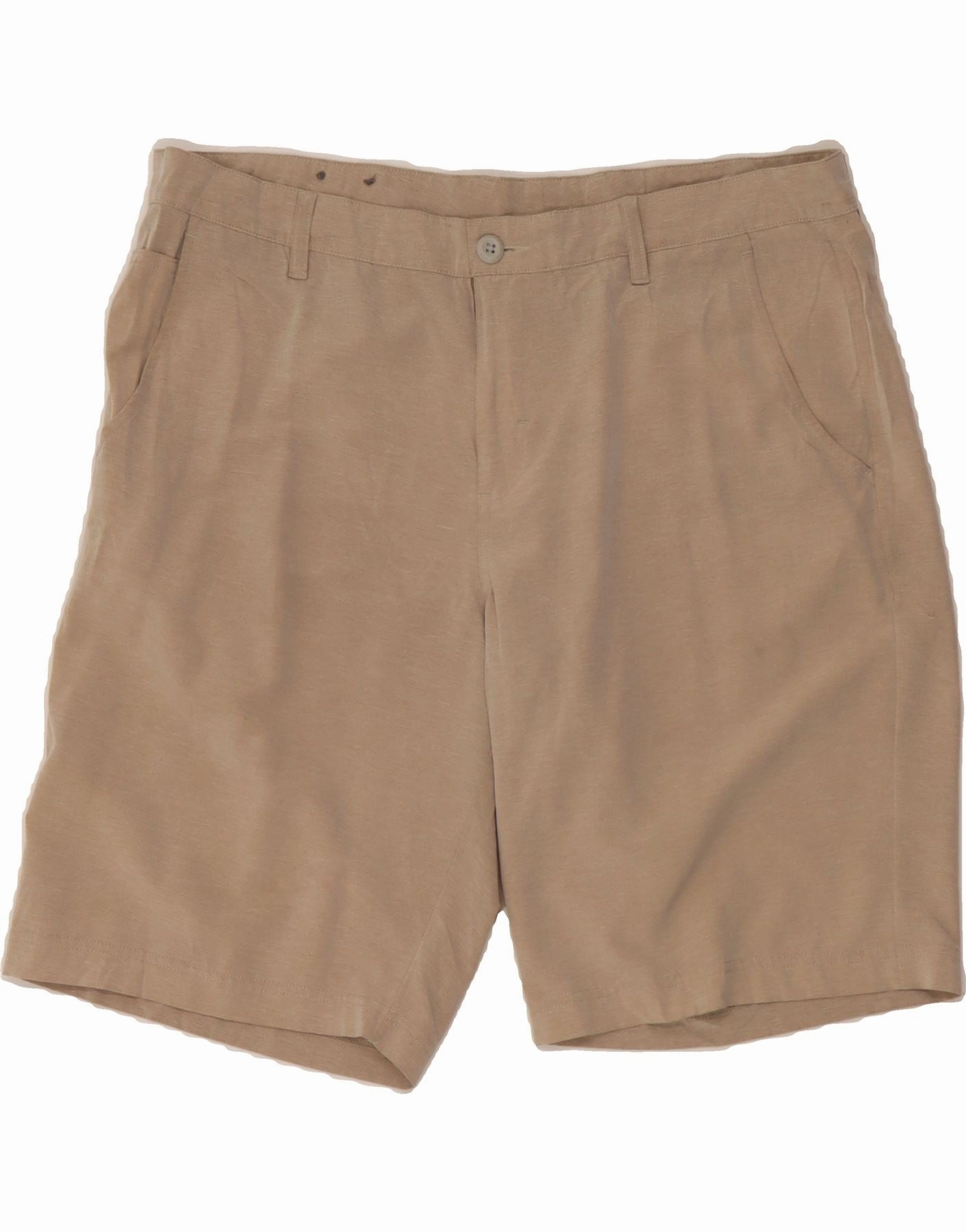 COLUMBIA Mens Chino Shorts W36 Large Beige Polyester Summer Comfort