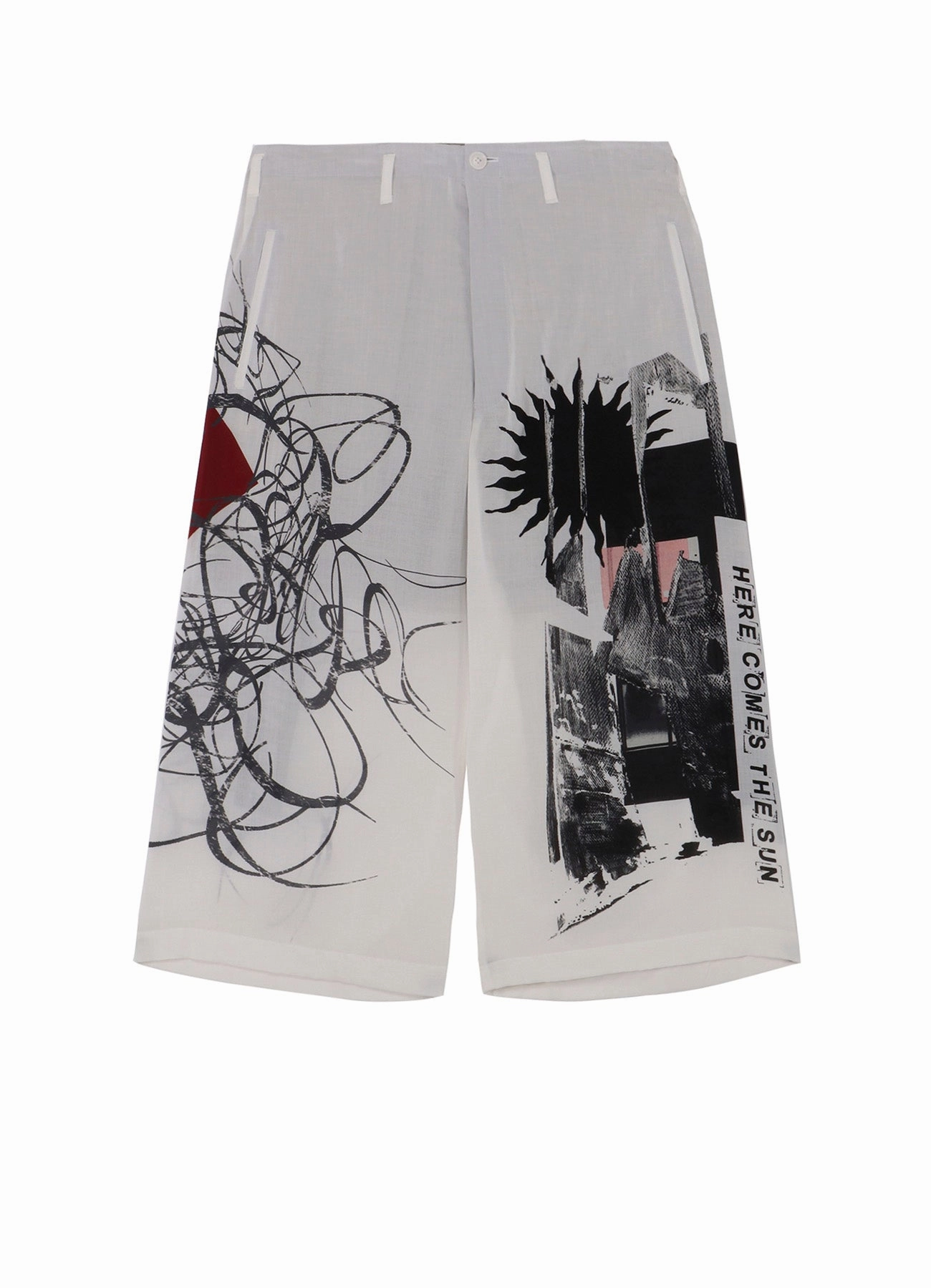 HighRiseWaistband Active Comfort Fit SUN MOTIF PRINT PANTS