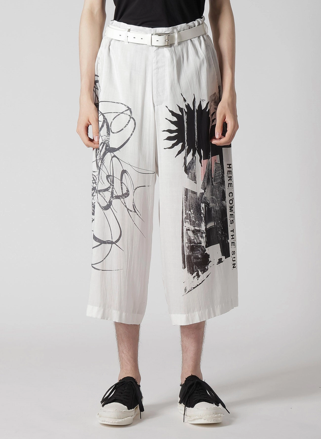 Stay Fresh FlexibleStretchWeave SUN MOTIF PRINT PANTS