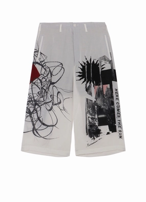 HighRiseWaistband Active Comfort Fit SUN MOTIF PRINT PANTS