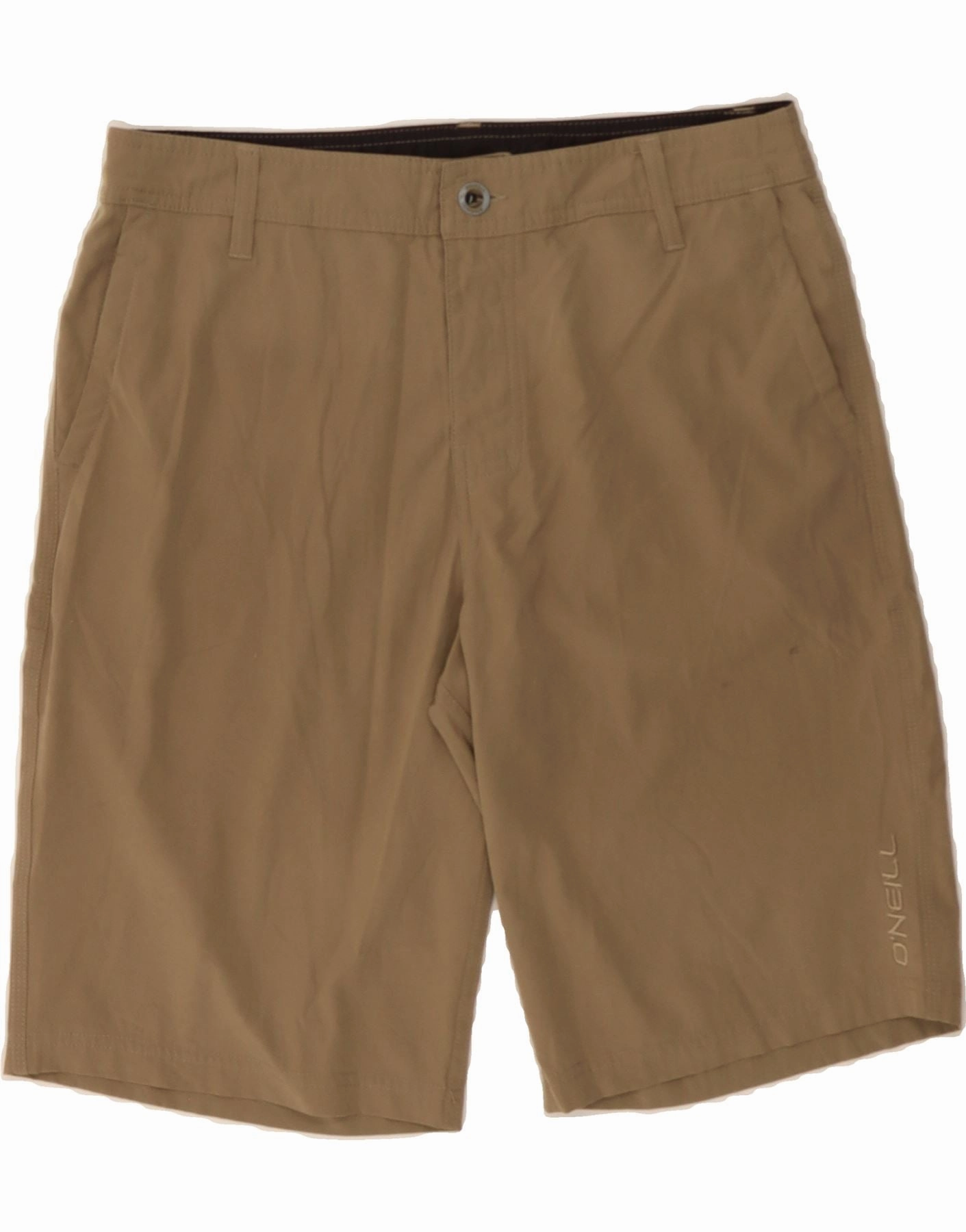 Chill Comfort Design O'NEILL Mens Chino Shorts W30 Medium Beige Polyester