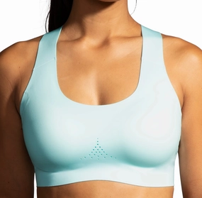 Seamless Comfort Brooks Dare Crossback 2.0 Womens Sports Bra - Blue
