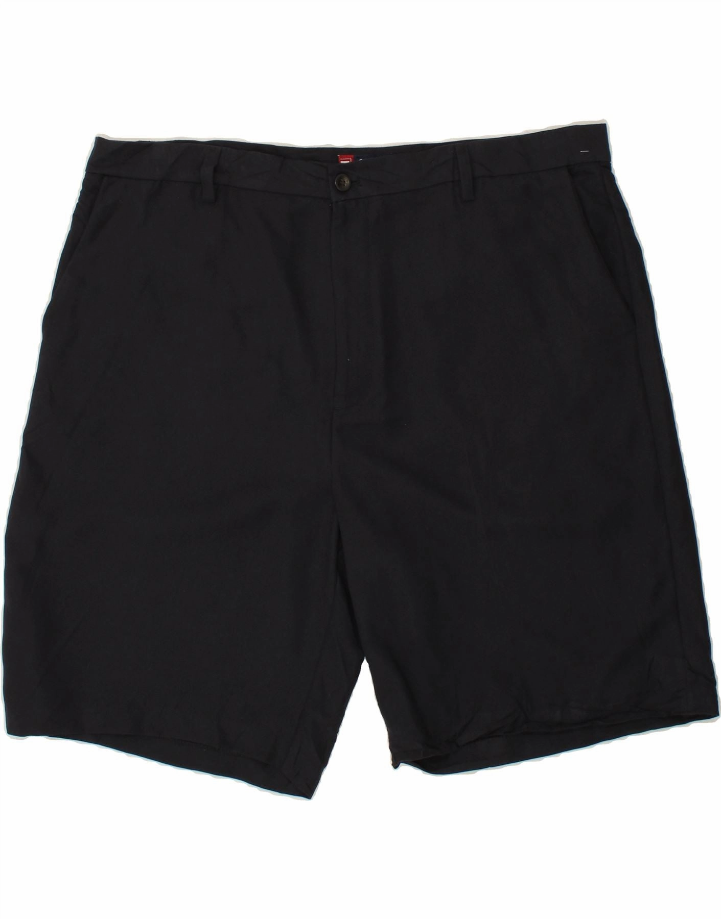 Bold Statement CHAPS Mens Chino Shorts W42 2XL Navy Blue Polyester