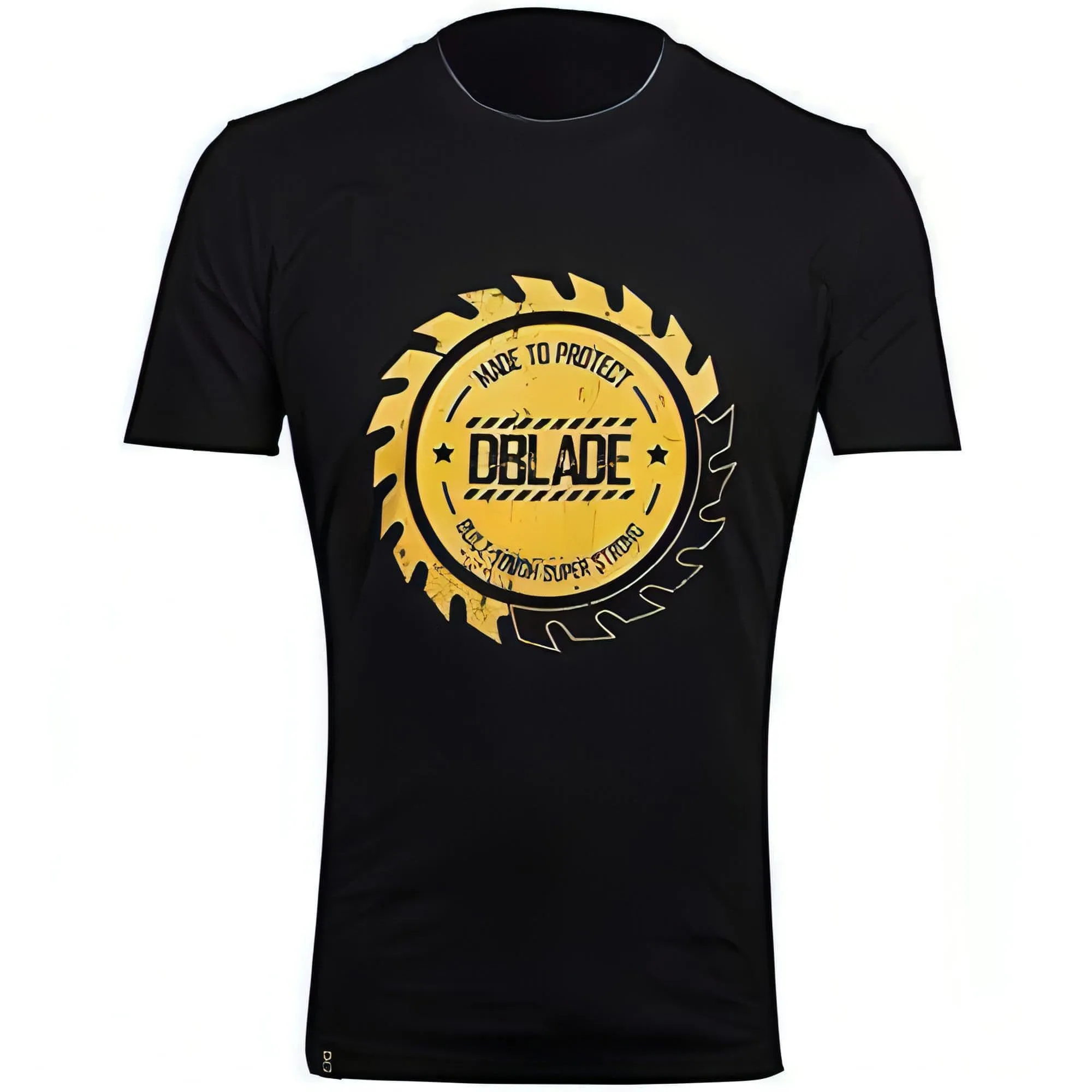 Non Iron Finish Cozy Look DBlade Corporate Buzz Short Sleeve Mens Work Wear Top - Black