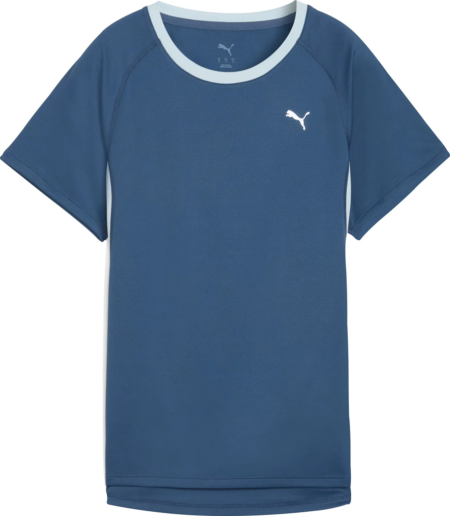 Puma Velocity Short Sleeve Womens Running Top - Blue Versatile Comfort