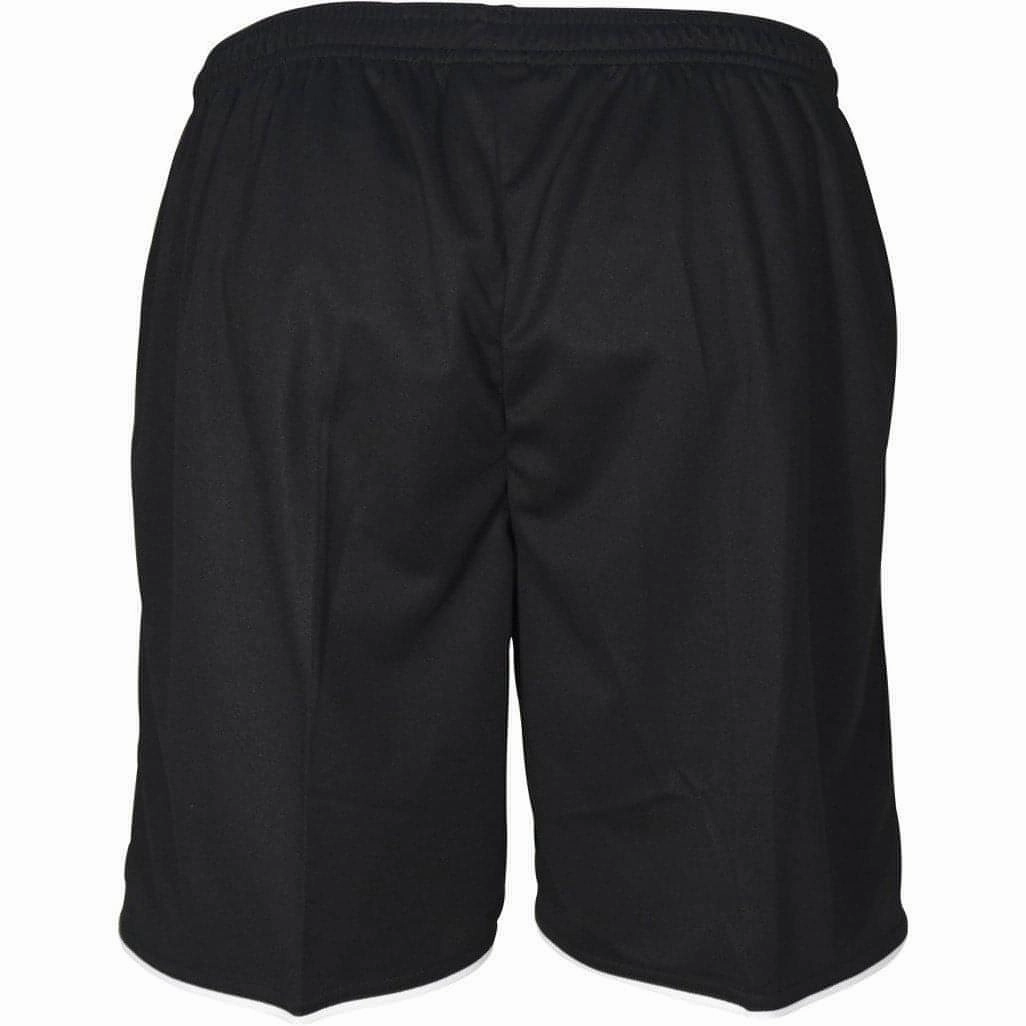 More Mile Premier Mens Football Shorts - Black Fun Design Active Performance
