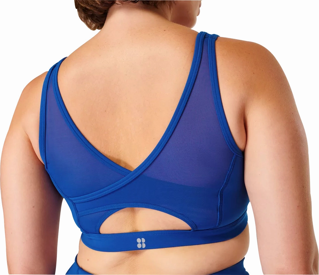 Size range seams Sweaty Betty Power Icon Womens Sports Bra - Blue