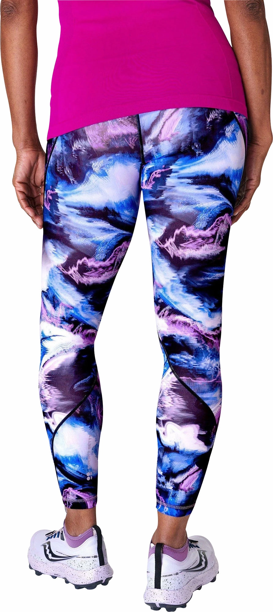 Sweaty Betty Power Pro 7/8 Womens Training Tights - Blue Stay Cool Contoured Fit