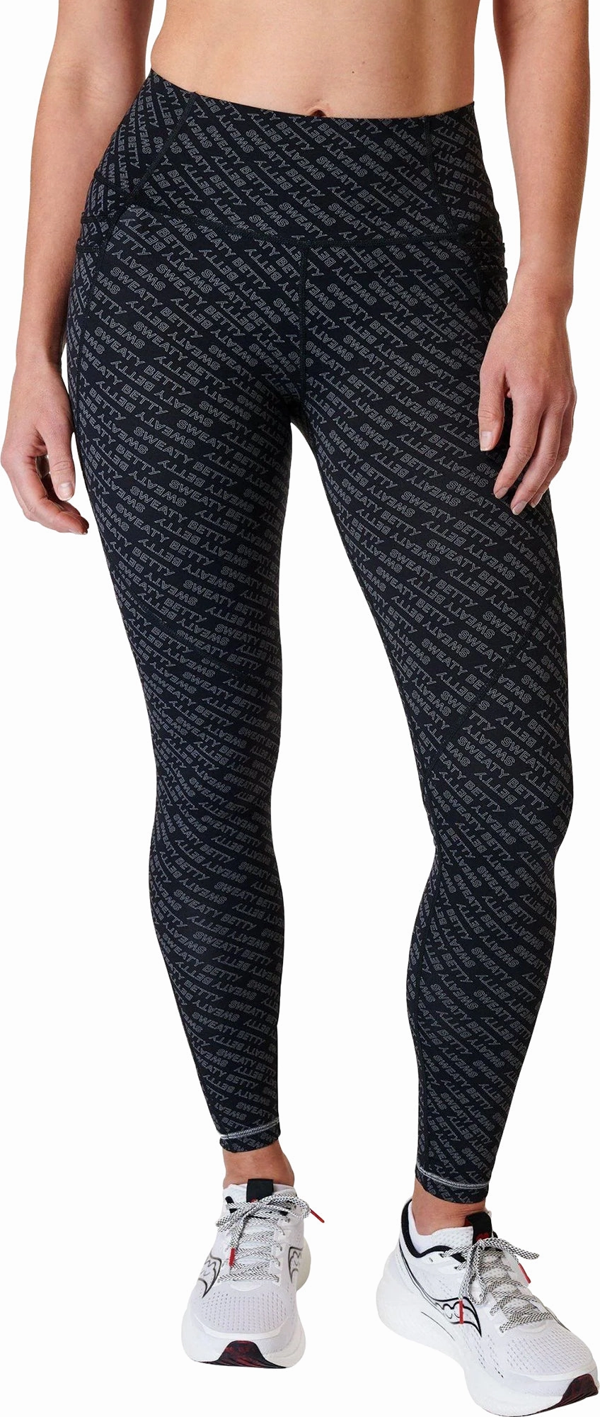 Sweaty Betty Power Pro Womens Long Training Tights - Grey All-Day Stretch