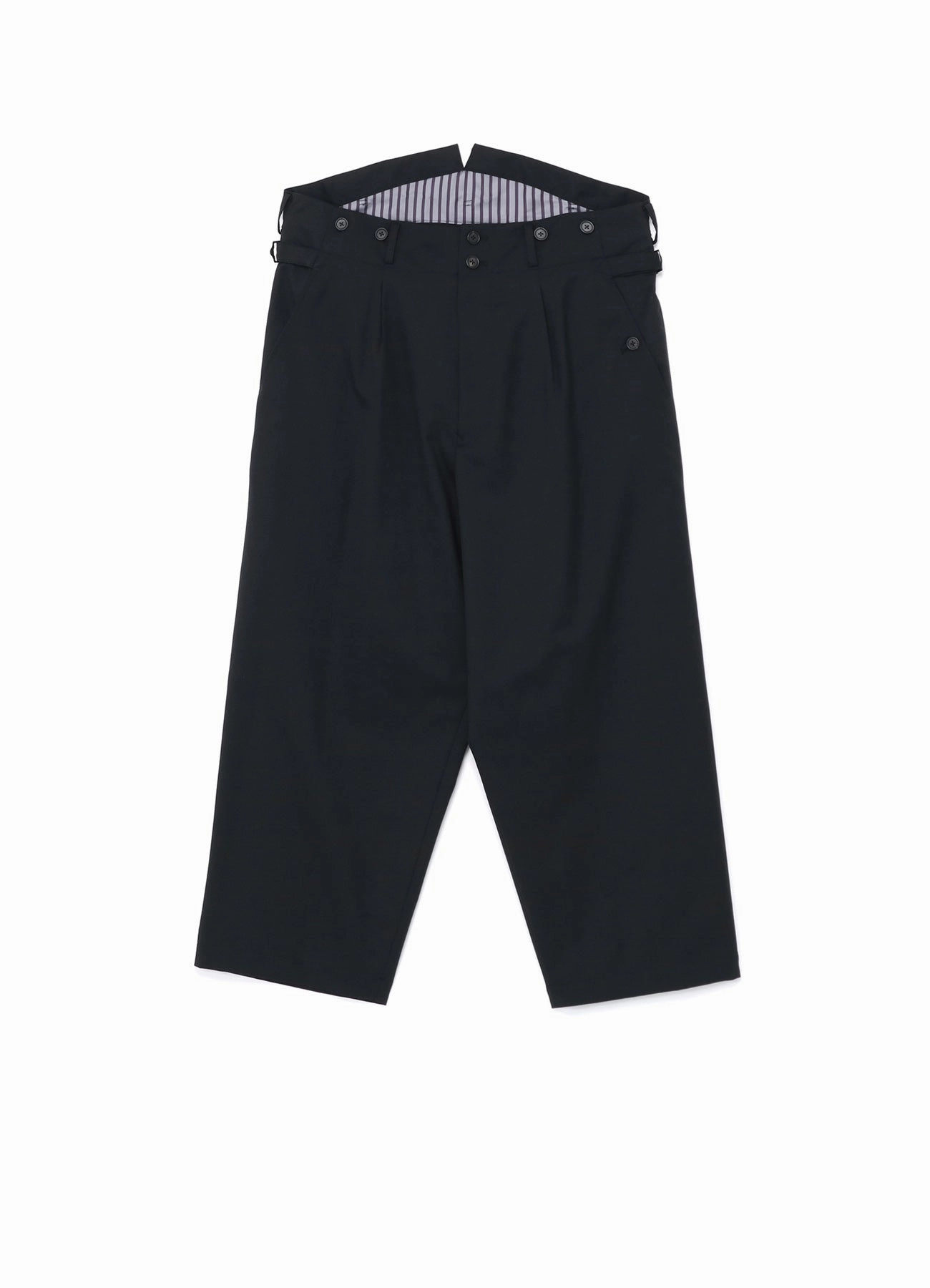 Heat Friendly Odor Control Technology T/W GABARDINE SUSPENDER PANTS WITH TRIANGLE GUSSET