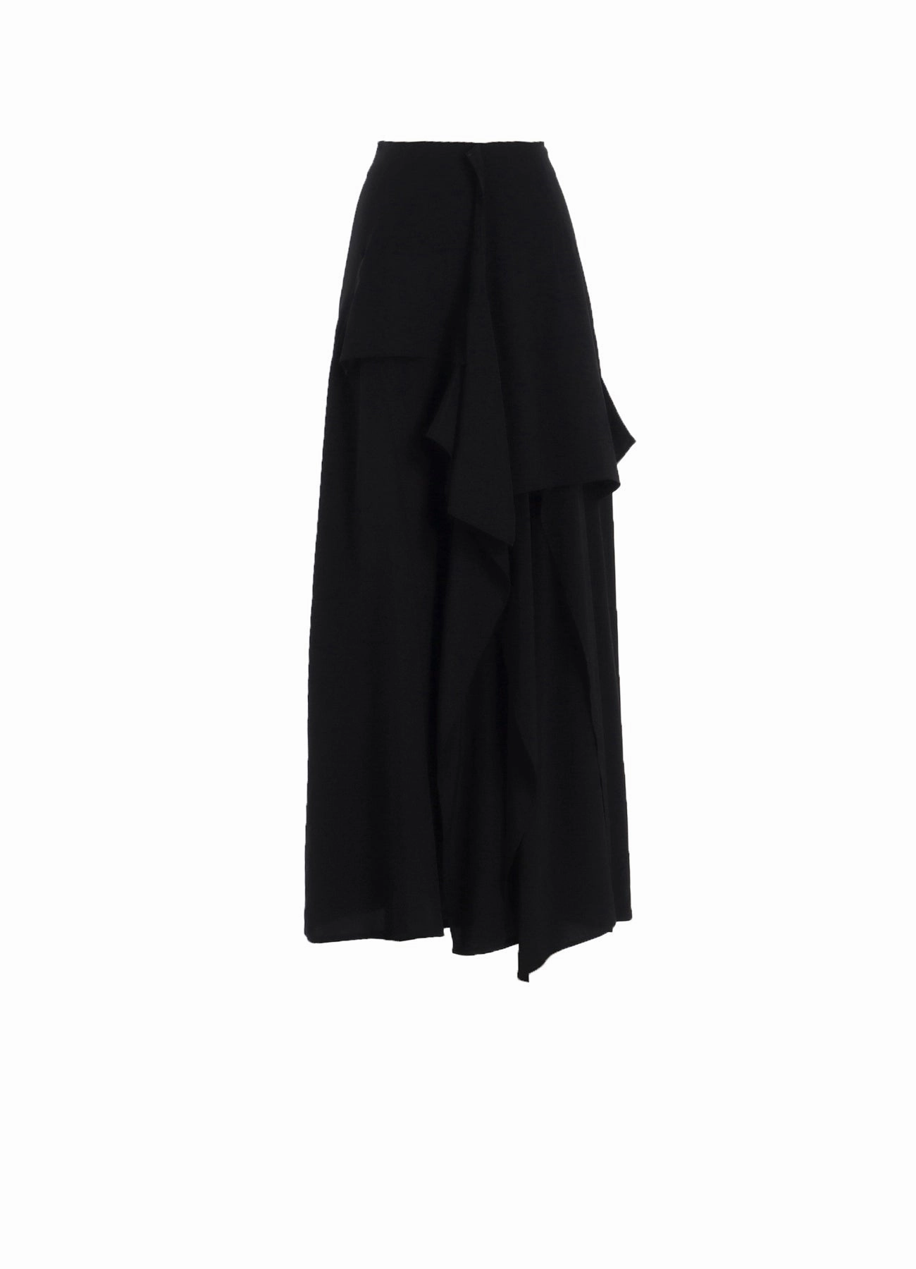Slimline Fit TA/PE CREPE DE CHINE B DRAPED HIGH WAIST SKIRT