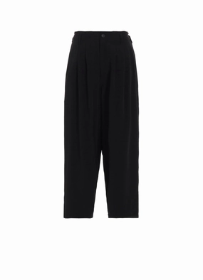 Comfy Texture Rubberized Hem TA TUXEDO PANTS WITH SIDE TAPE
