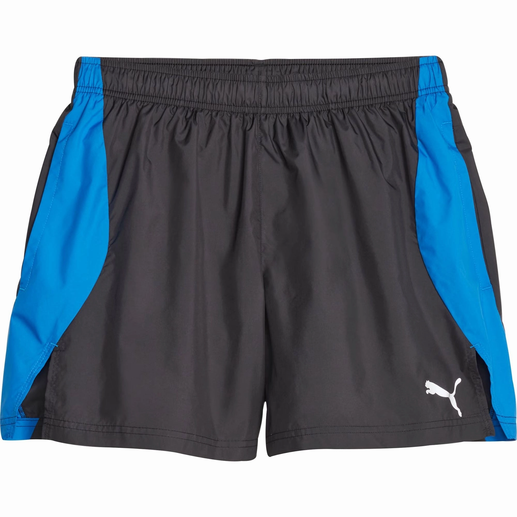 linen option Flex Fit Design Puma Woven 5 Inch Mens Running Shorts - Black