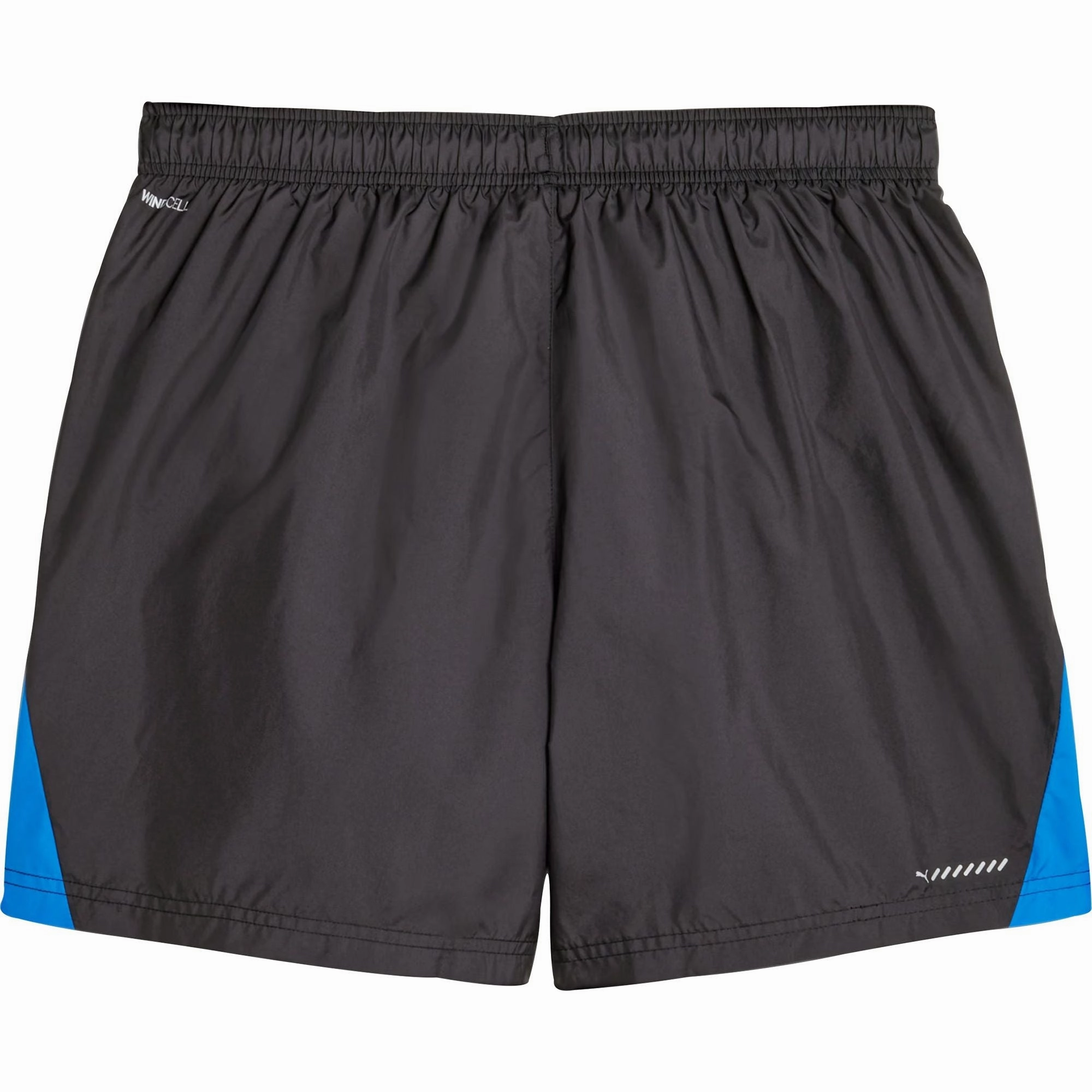 Puma Woven 5 Inch Mens Running Shorts - Black LaserCutEdging ReflectiveAccents