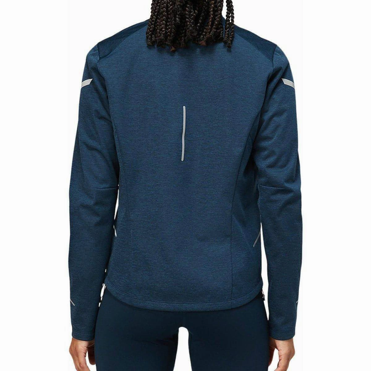 Recycled Material Asics Lite-Show Winter Womens Running Jacket - Navy