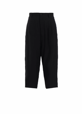RAMIE TWILL CROPPED PANTS MoistureControlLiner Hidden Zip Pockets