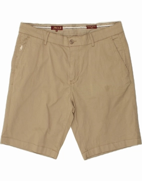 MARLBORO CLASSICS Mens Regular Fit Chino Shorts IT 54 2XL W40  Beige surfing gear Fit Tech