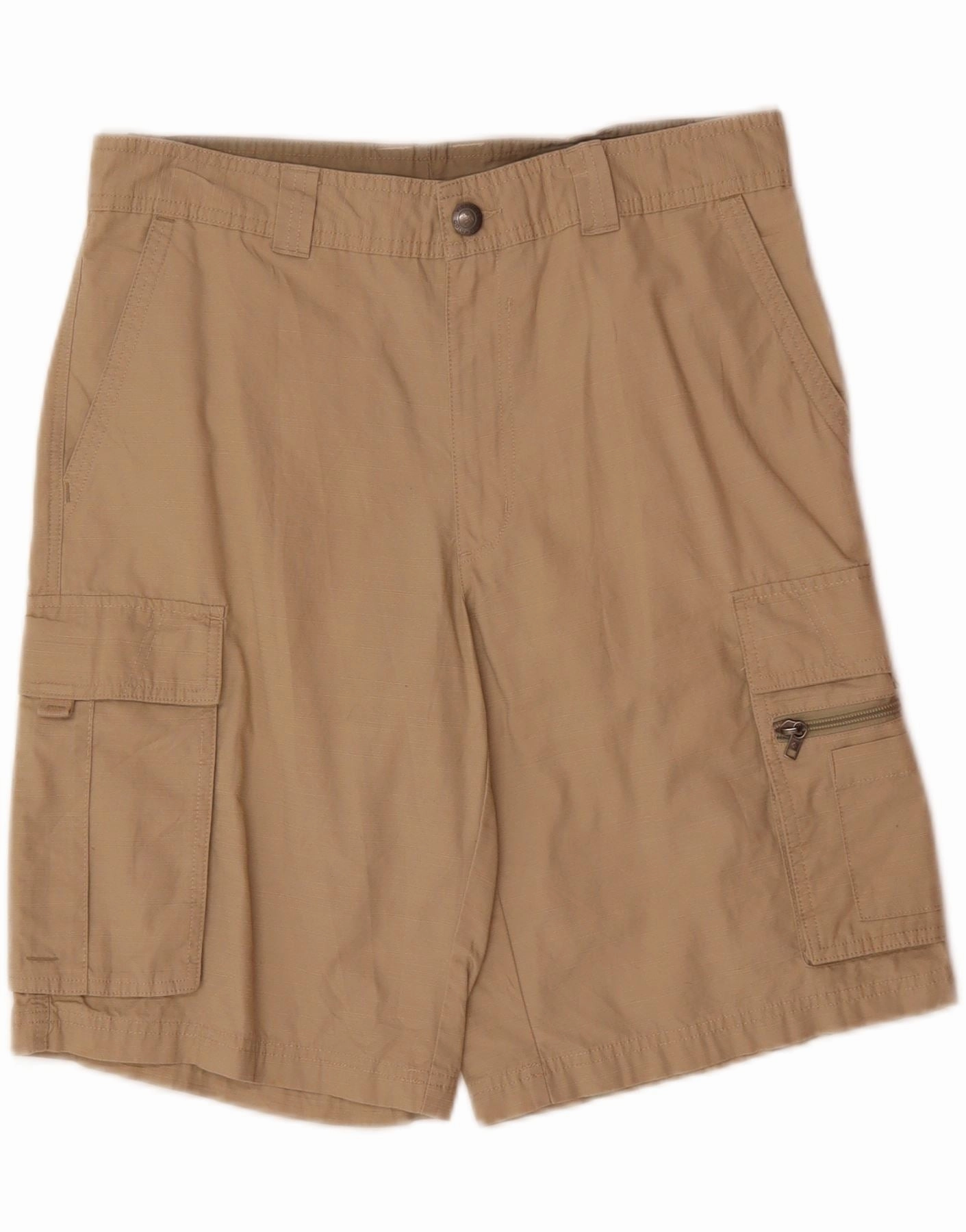 Moisture Wicking Technology poolside fashion COLUMBIA Mens Cargo Shorts W34 Large  Beige Cotton