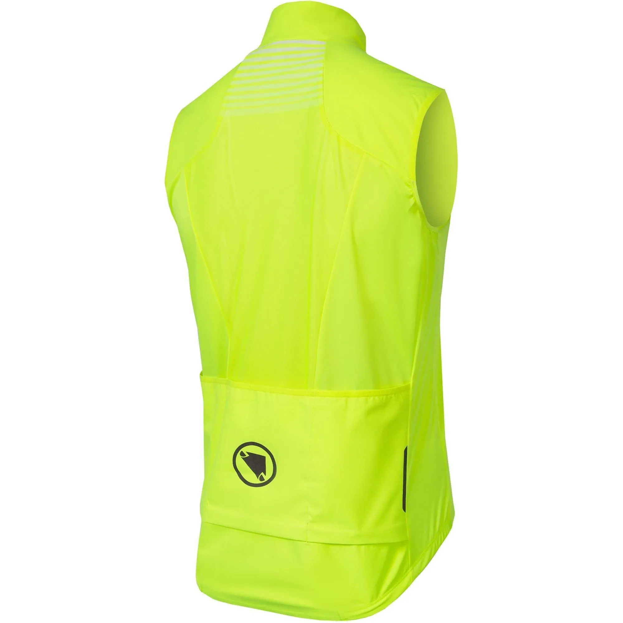 Endura Pro SL Lite Mens Cycling Gilet - Yellow Fitted Look