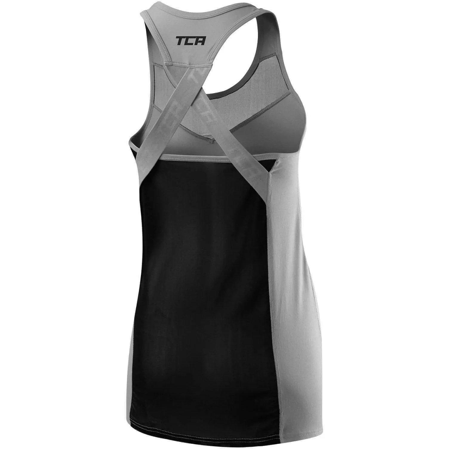 V-Neck TCA MeshLuxe Womens Running Vest - Grey