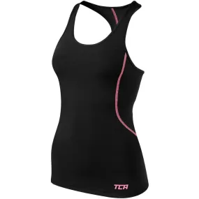 Structured silhouette TCA Pro Performance Womens Running Vest Tank Top - Black
