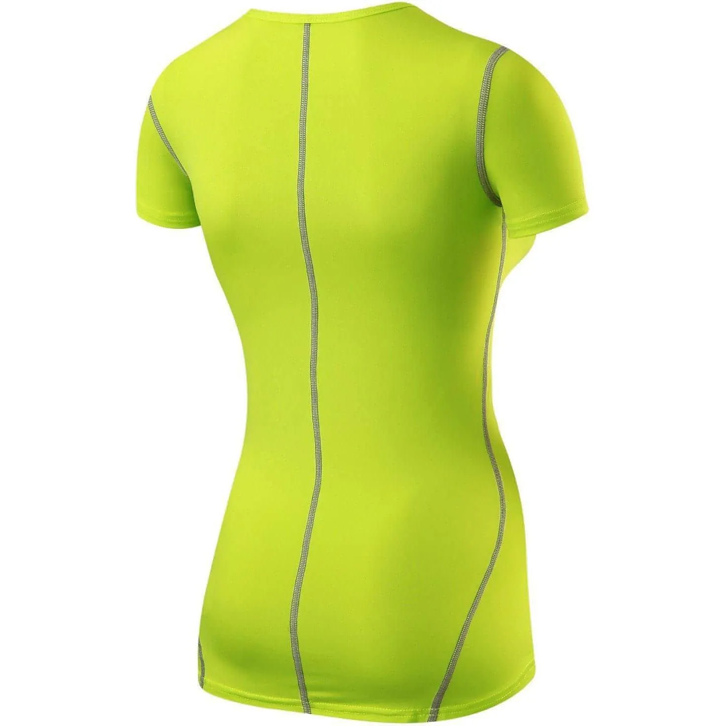 TCA Pro Performance Womens Short Sleeve Baselayer Running Top - Green Fashionable Perfect for Vacation