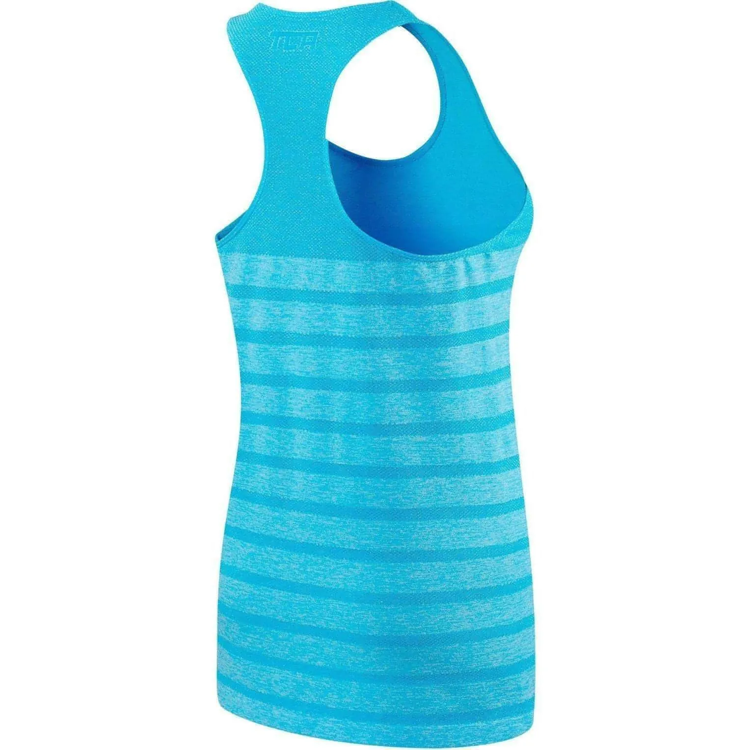 DoubleStitchedHem TCA QuickDry SuperKnit Womens Running Vest Tank Top - Blue