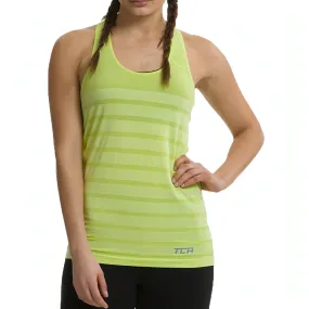 Anti Static Finish School Uniform TCA QuickDry SuperKnit Womens Running Vest Tank Top - Green