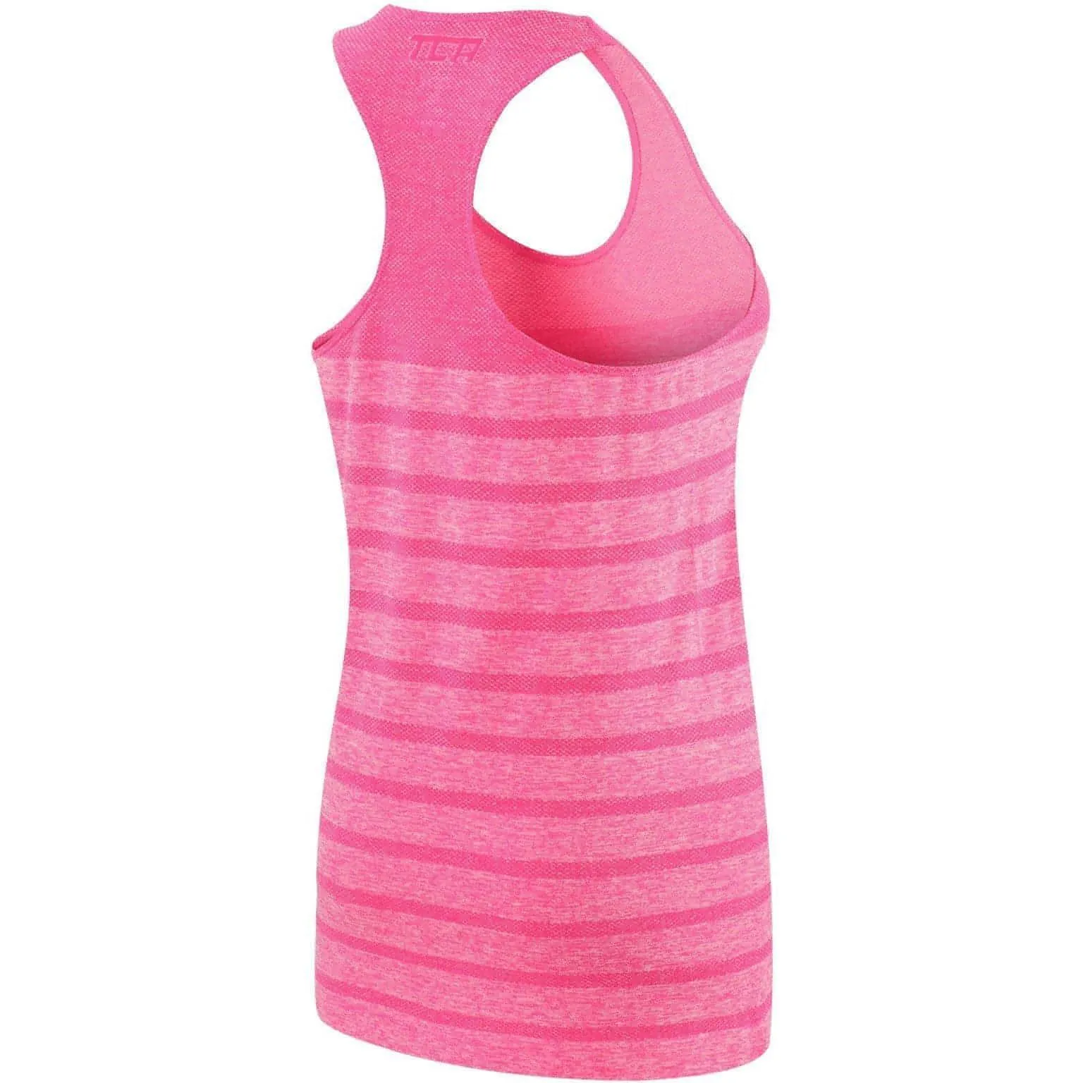 OekoTexCertified TCA QuickDry SuperKnit Womens Running Vest Tank Top - Pink