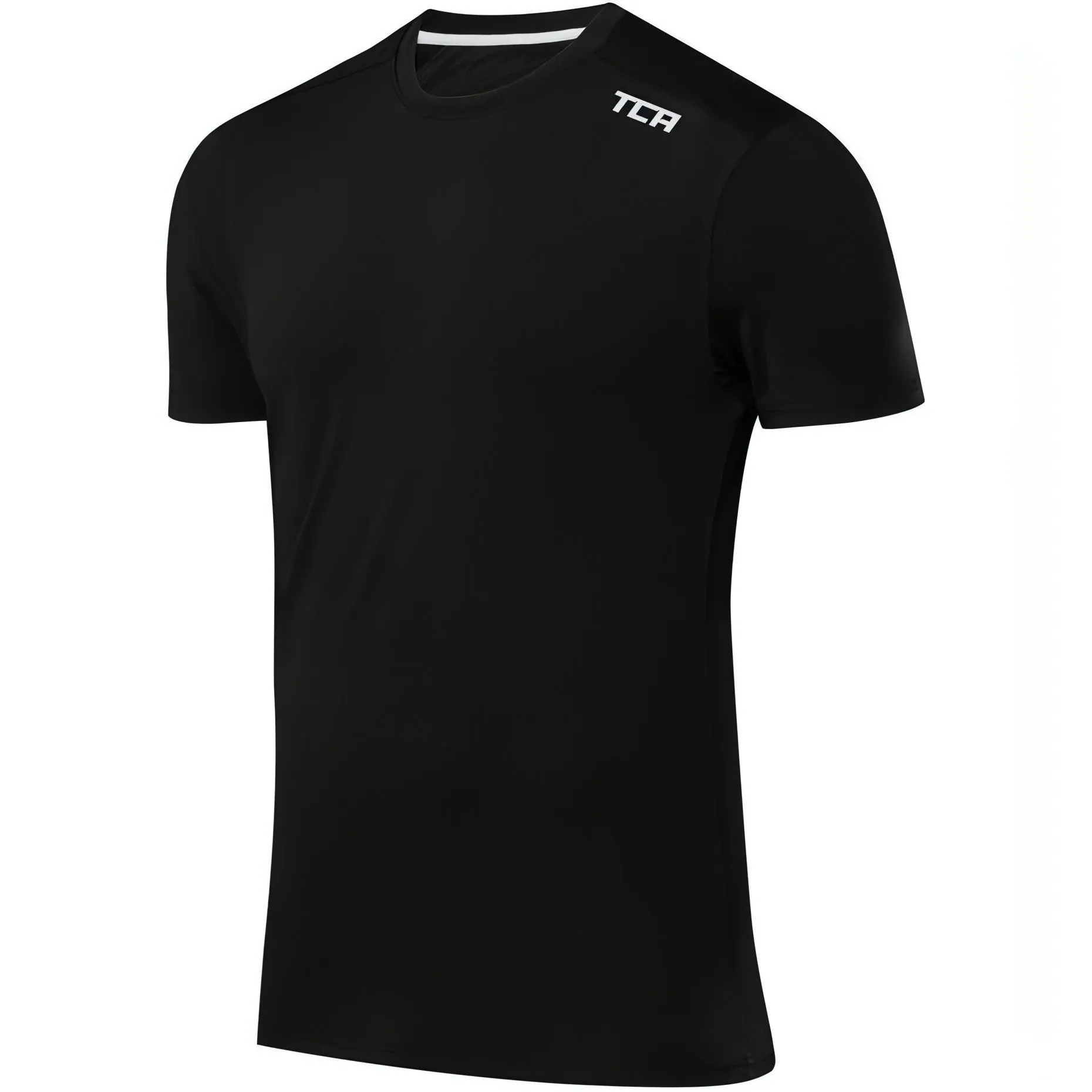Easy Layering Customer Favorite TCA Swift Short Sleeve Mens Running Top - Black