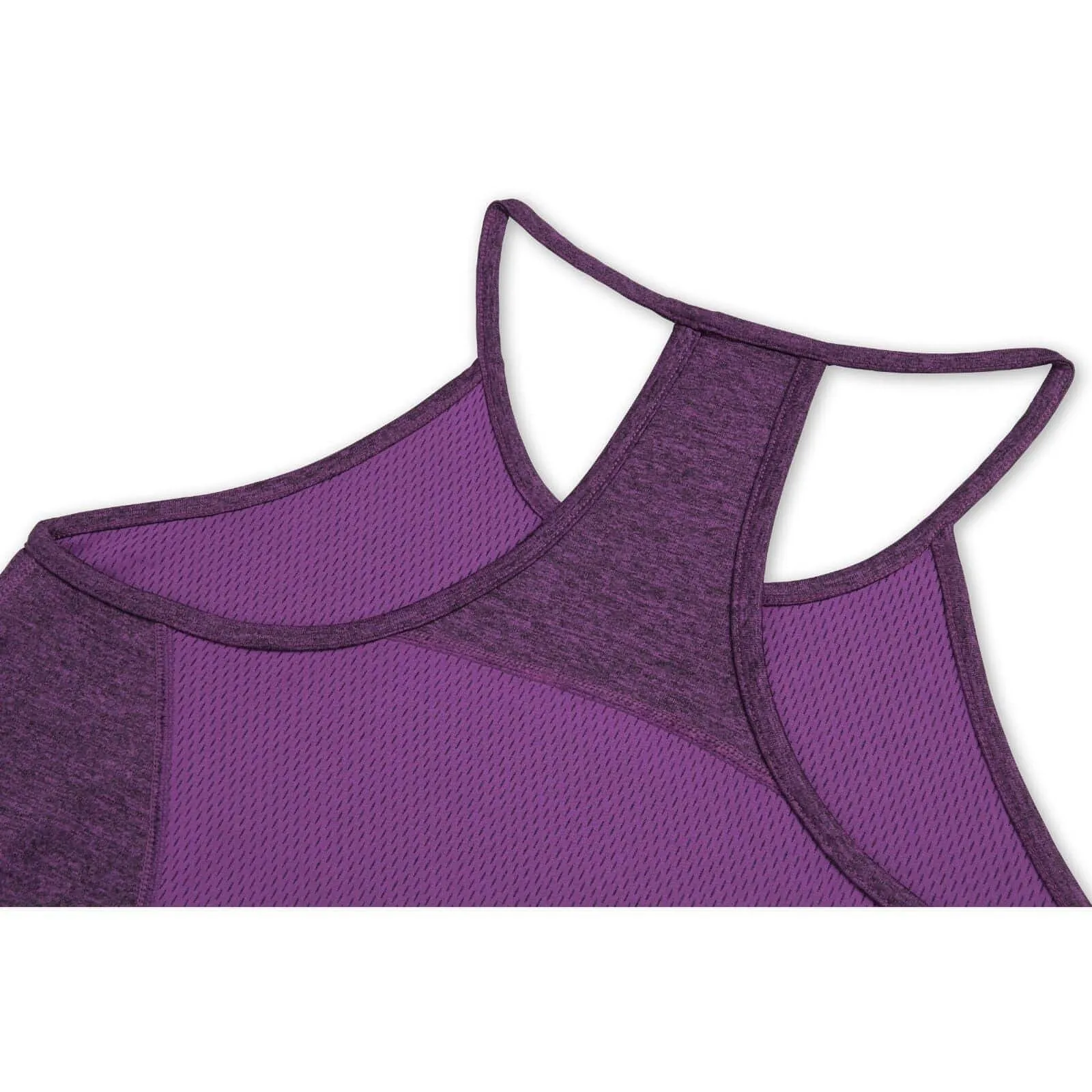 Sleep Trendy Apparel TCA Switch Up Reversible Womens Running Vest Tank Top - Purple