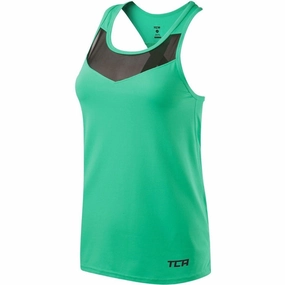 Security - enhancing TCA MeshLuxe Womens Running Vest - Green
