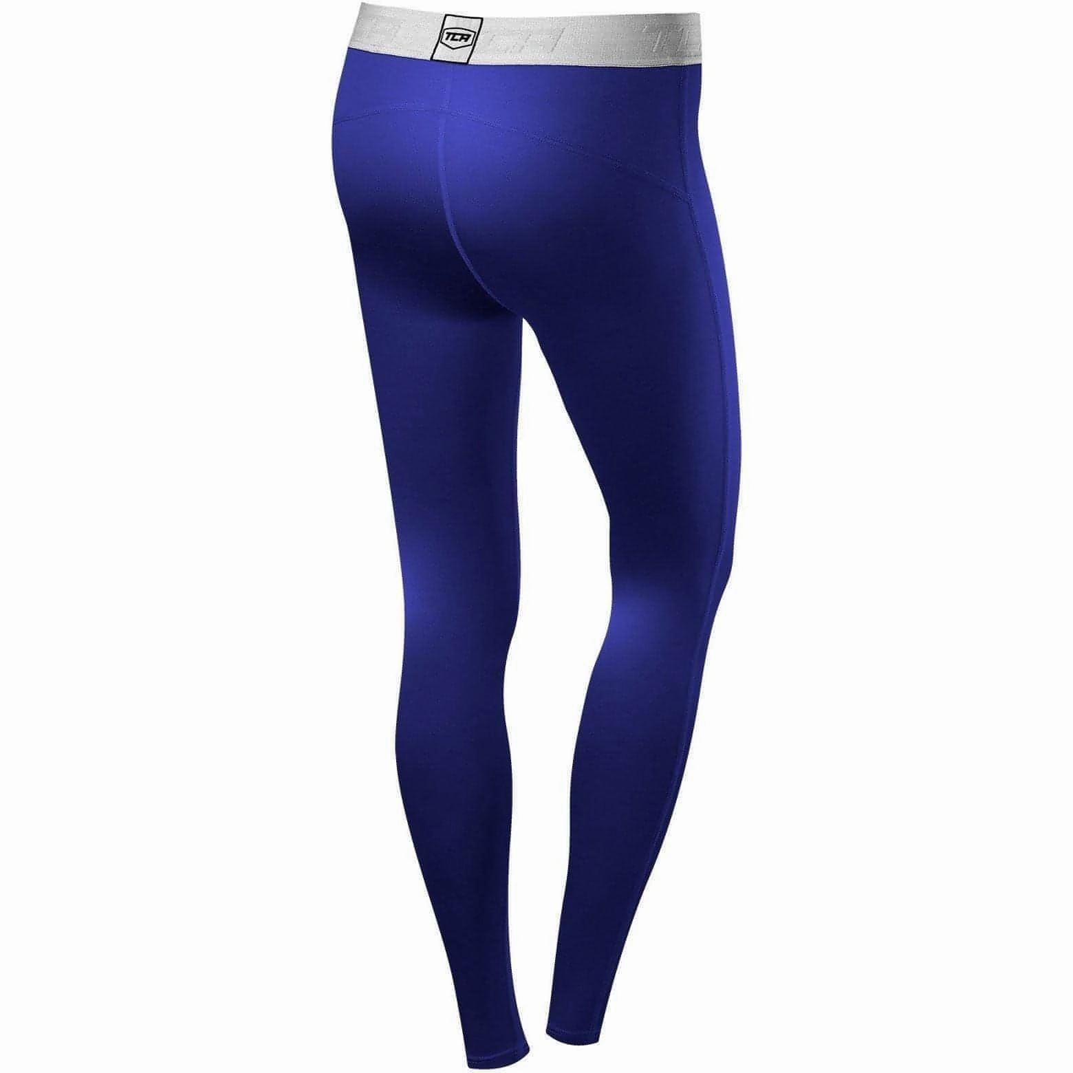 Sweat Resistant Material TCA Pro  Performance Endurance Womens Compression Tights - Blue