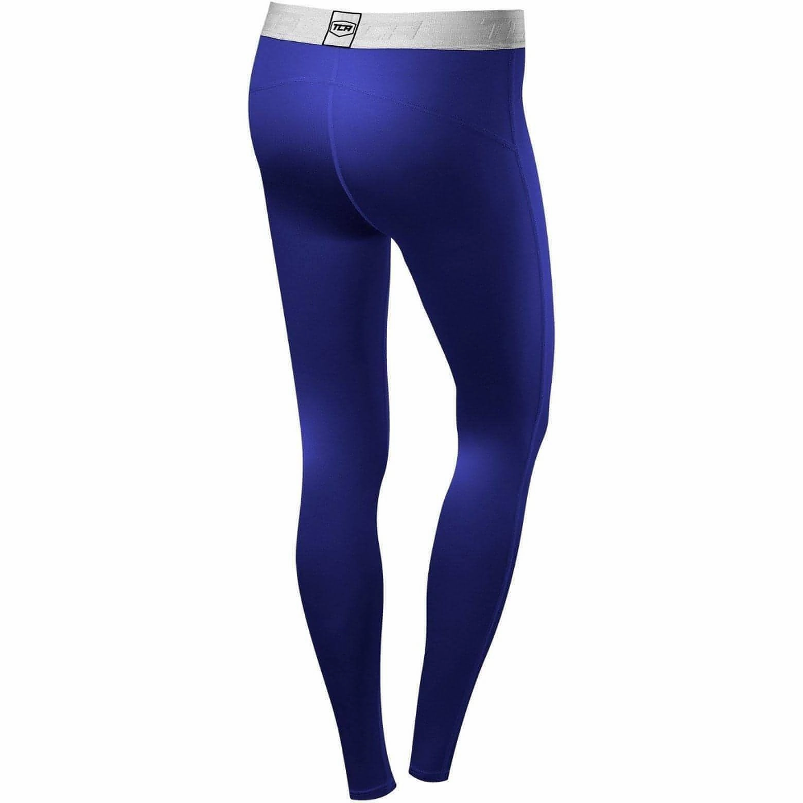 Maternity Wear Mesh Panel TCA Pro  Performance Endurance Womens Compression Tights - Blue