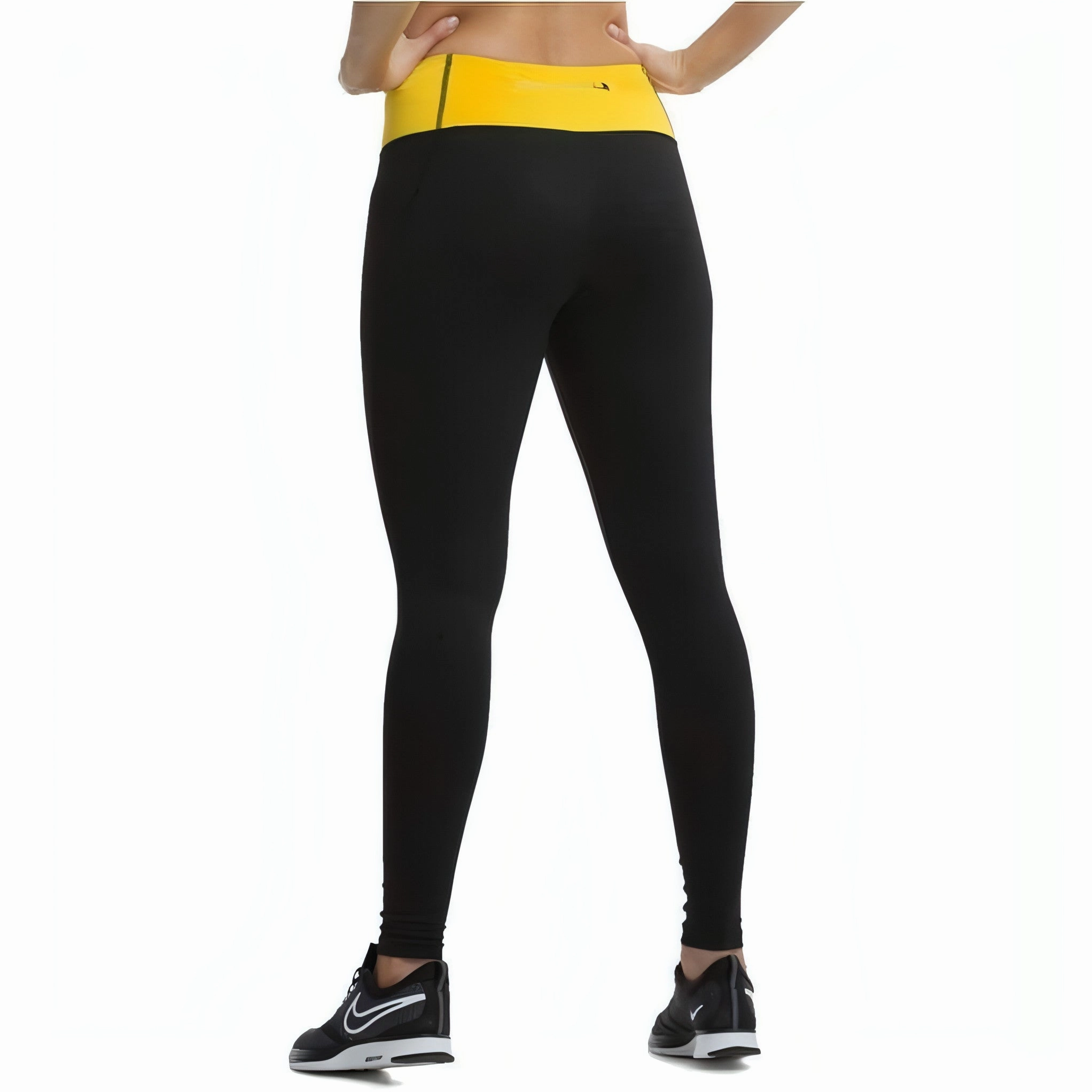 TCA Pro Performance Supreme High Waist Womens Long Running Tights - Black Stylish Basic