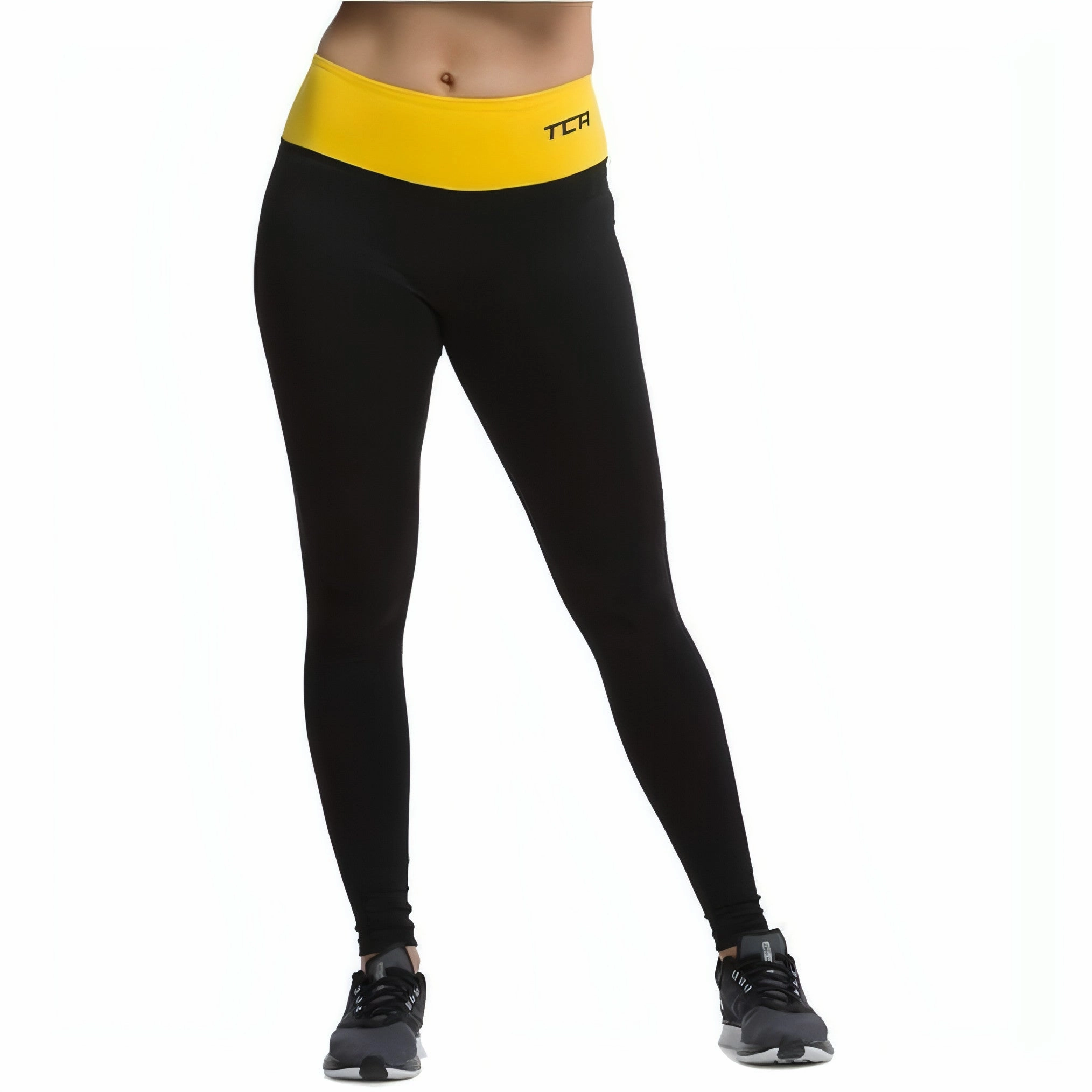 Sport Look TCA Pro Performance Supreme High Waist Womens Long Running Tights - Black