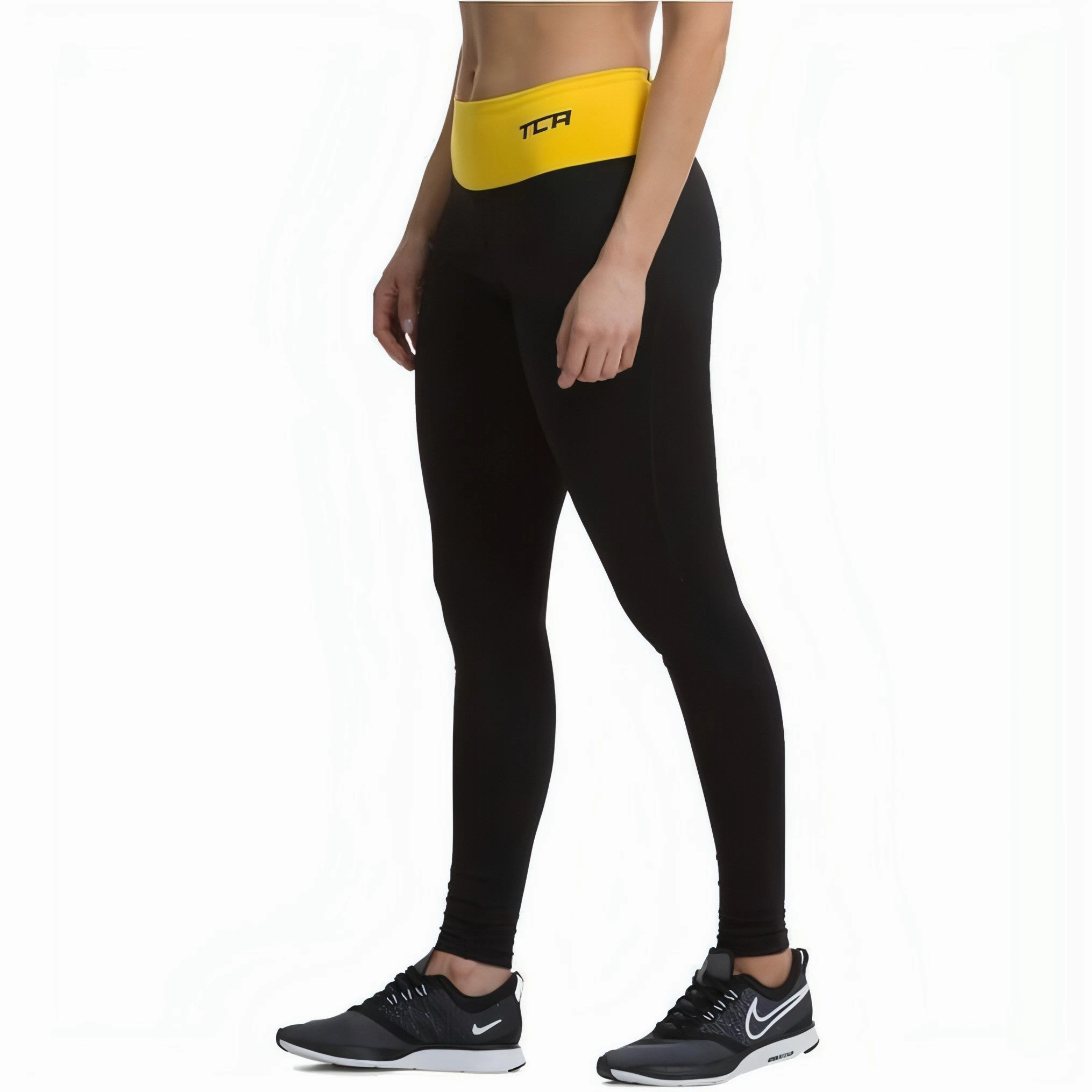Ultimate Wear Speed Ready TCA Pro Performance Supreme High Waist Womens Long Running Tights - Black