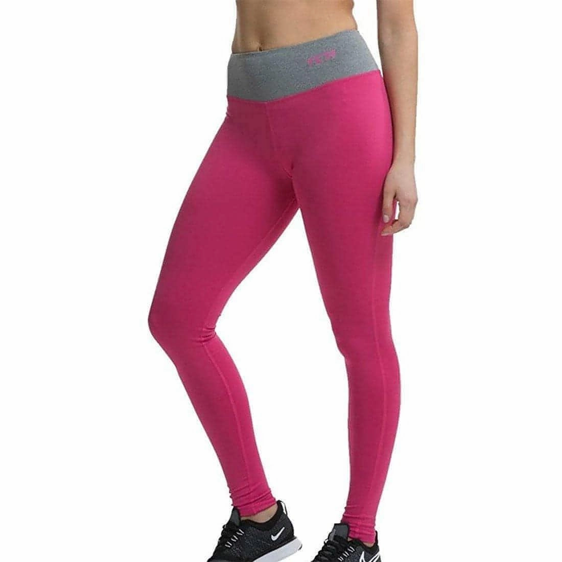 Extra Soft Unisex Style TCA Pro Performance Supreme High Waist Womens Long Running Tights - Pink