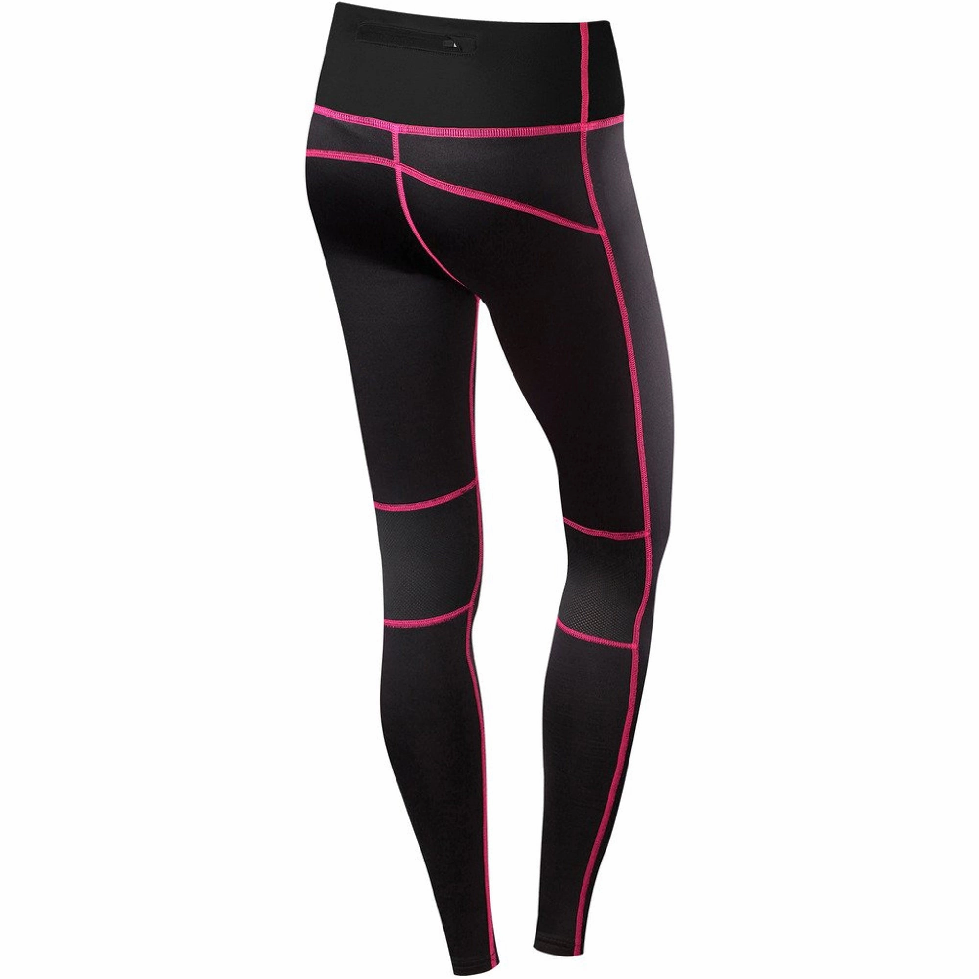 TCA SuperThermal Performance Womens Long Running Tights - Black Minimalist Style Loose Fit