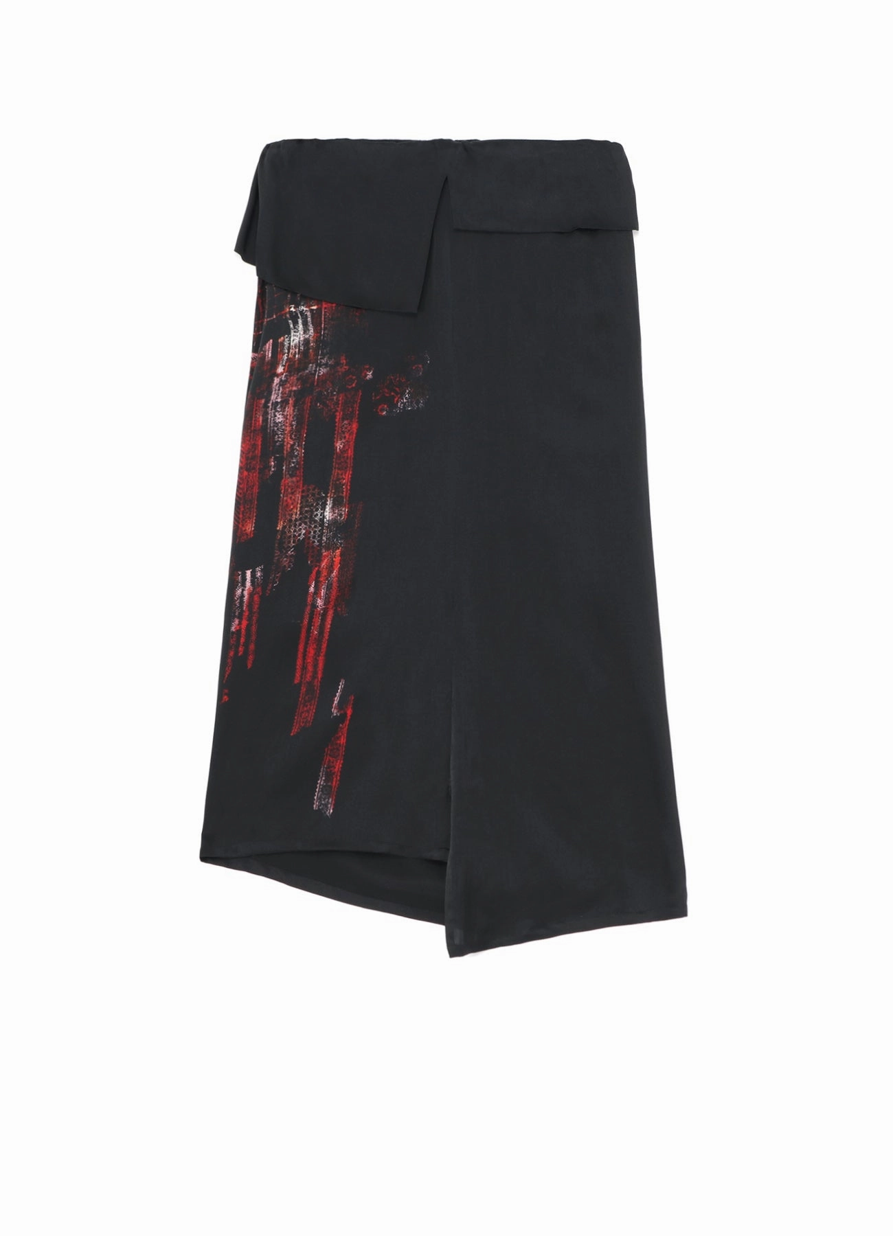 Rugged Fit Water resistant coating SATIN SILK ASYMMETRIC TUBE SKIRT