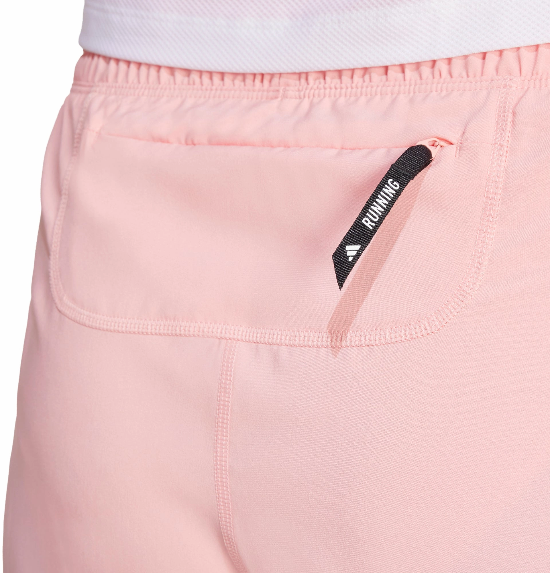 adidas Own The Run 4 Inch Womens Running Shorts - Pink Day Comfort Simple Waist