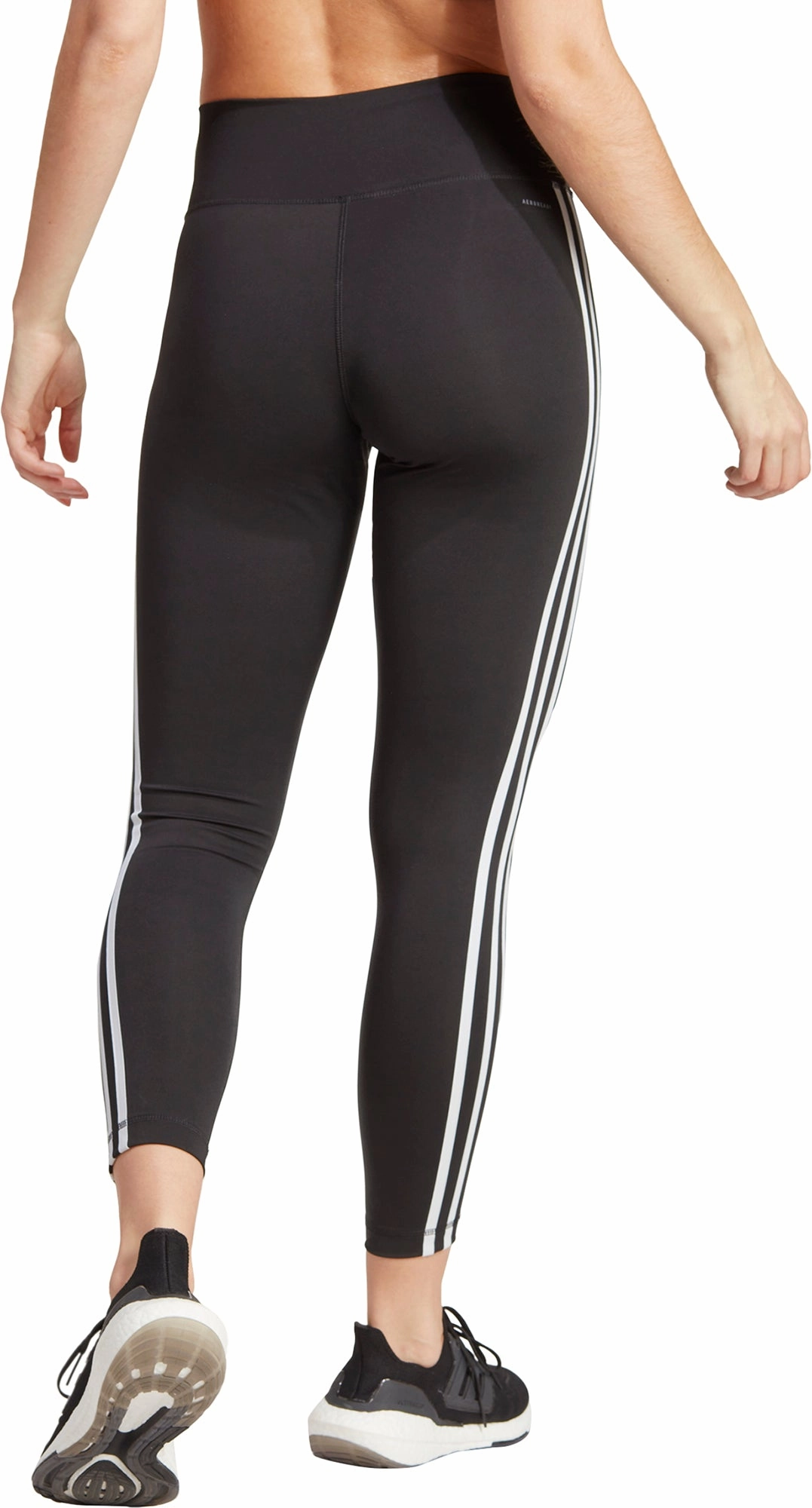 adidas Train Essentials 3 Stripes Womens 7/8 Training Tights - Black Stylish Comfort